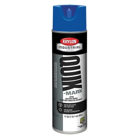 Krylon Quik-Mark Solvent-Based Inverted Marking Paint, 12PK A03621007